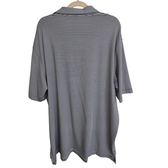 Peter Millar Summer Comfort Polo Peter Millar Polo Golf Polo Shirt Men XXL Navy - Picture 9 of 9